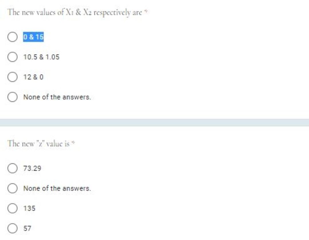 Consider the following example = Maximize z = 3x1