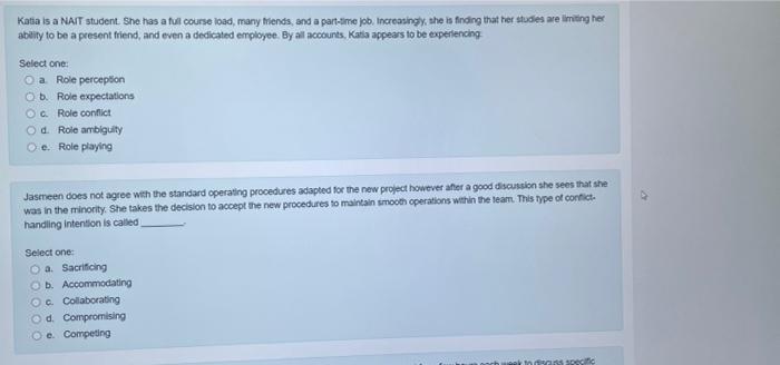 these questions are from ORGB. please answer all