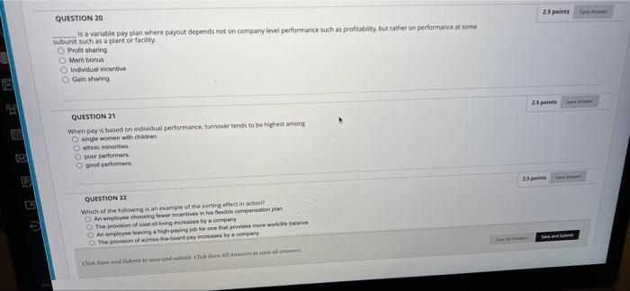 25 points QUESTION 20 Is a variabile payplan
