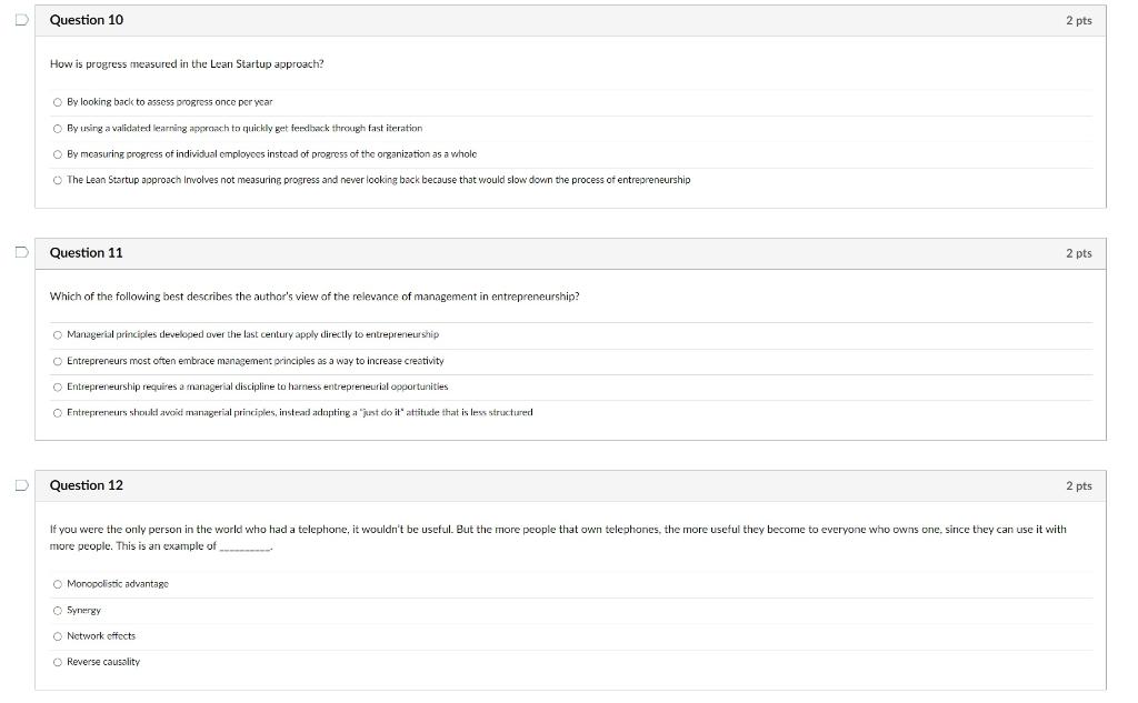 Please help Question 10 2 pts How is progress