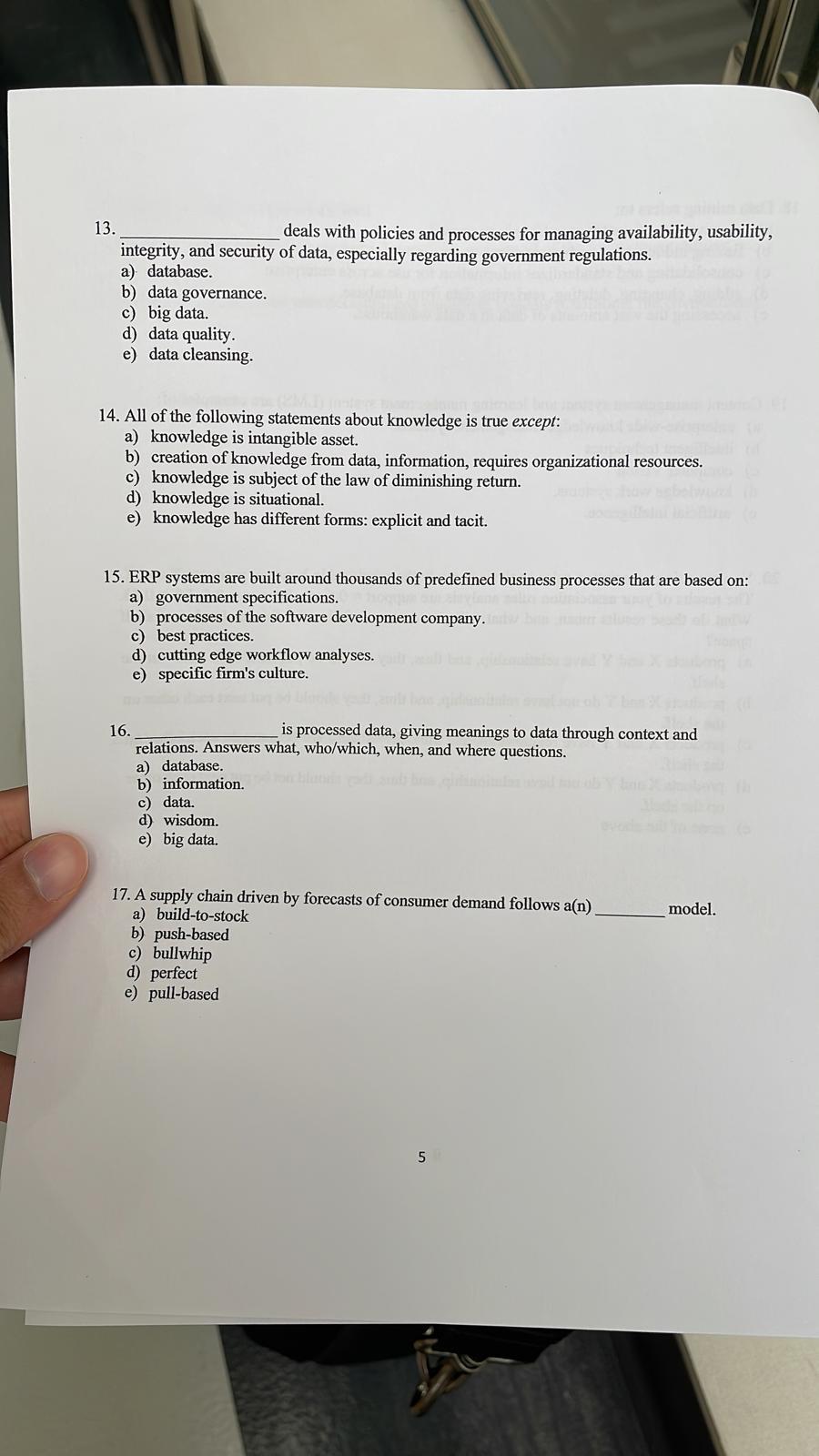 Answer all correct. 13. deals with policies and