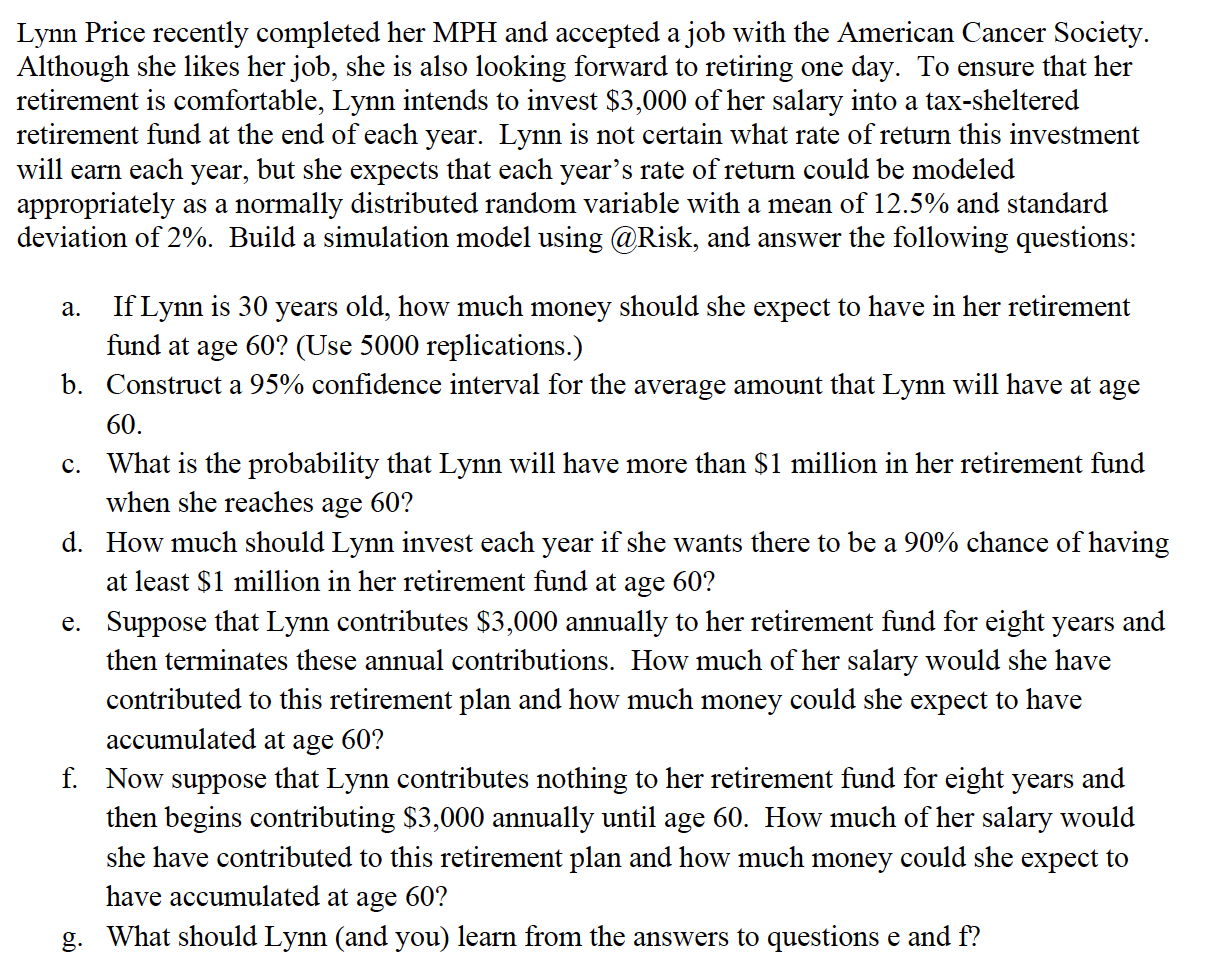 Please show step by step using the software @Risk