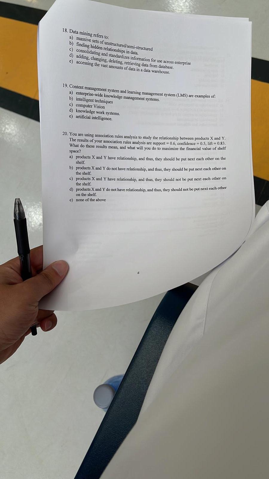 Answer all correct. SECTION A-MULTIPLE CHOICE