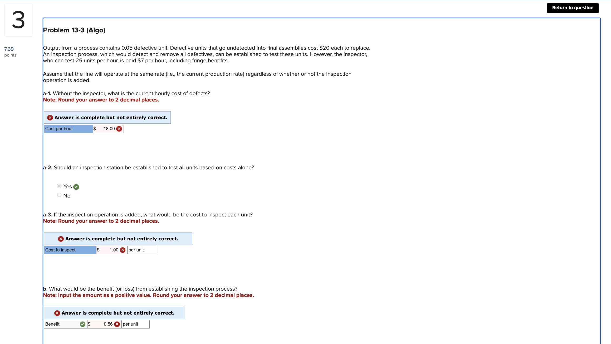 Problem 1 3 - 3 ( Algo ) Output from a process