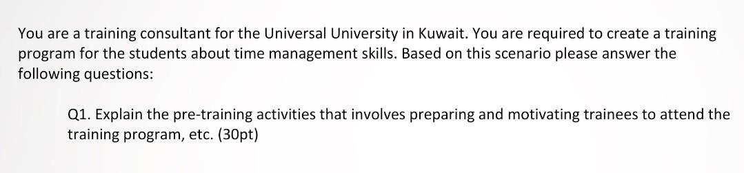 HRM: Training and Development - Chapter 5: