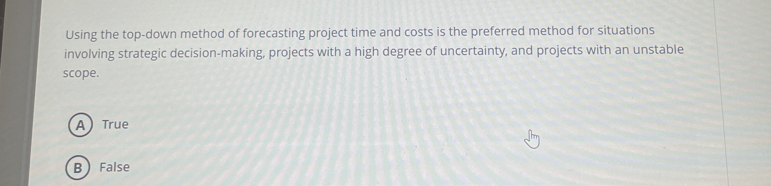 Using the top - down method of forecasting