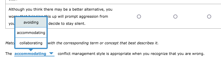 For each example presented in the following