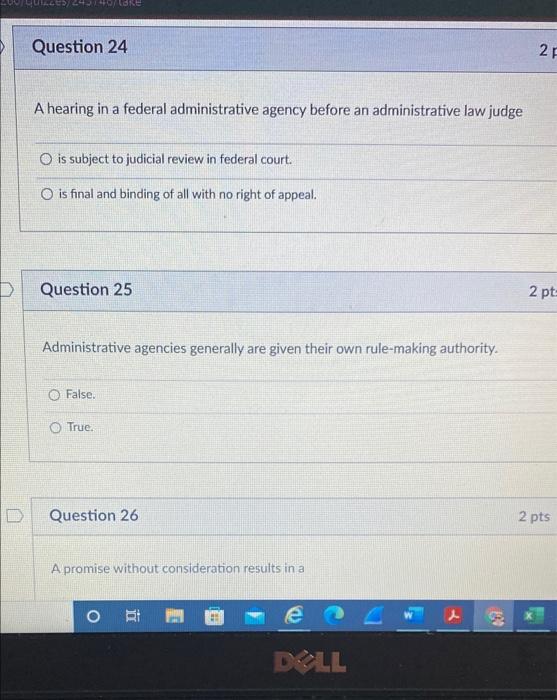 please help D Question 20 Punitive damages are
