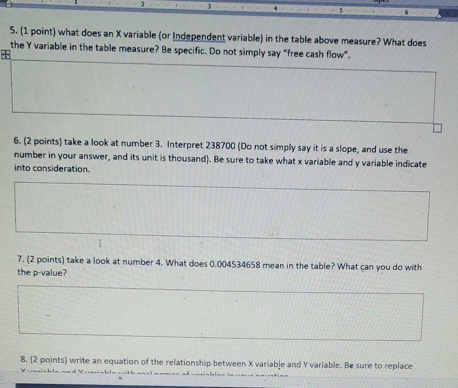 3. 6. SUMMARY OUTPUT Regression Statistics