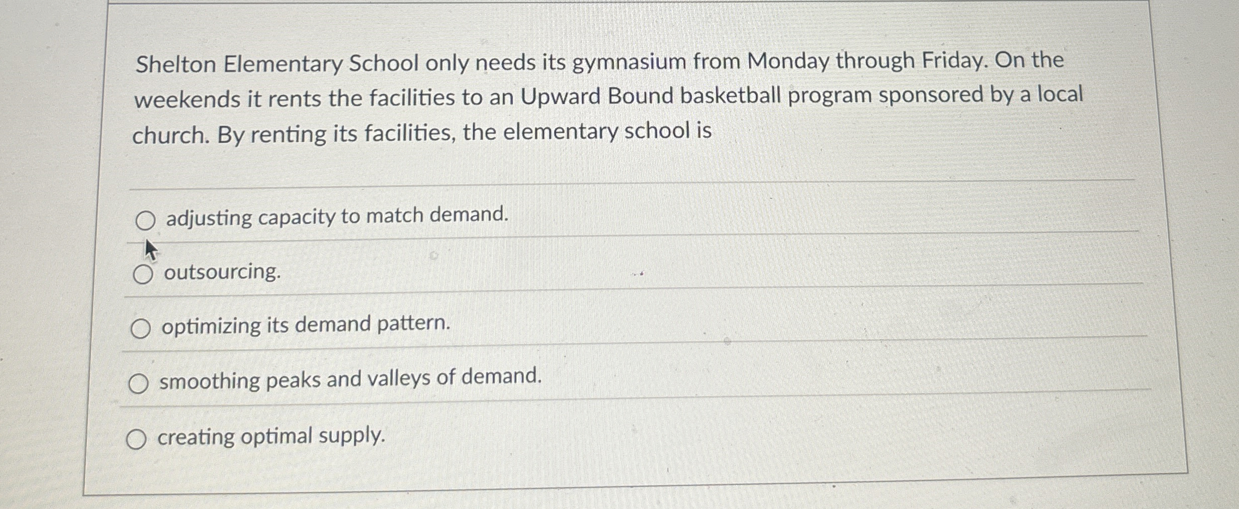 Shelton Elementary School only needs its