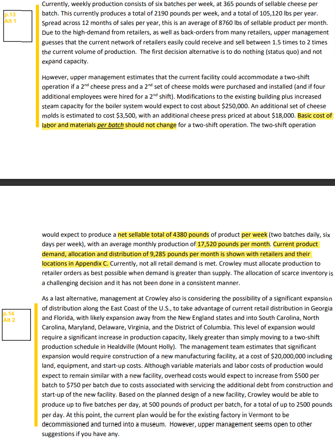 1. Am I missing any rows/ calculations for my