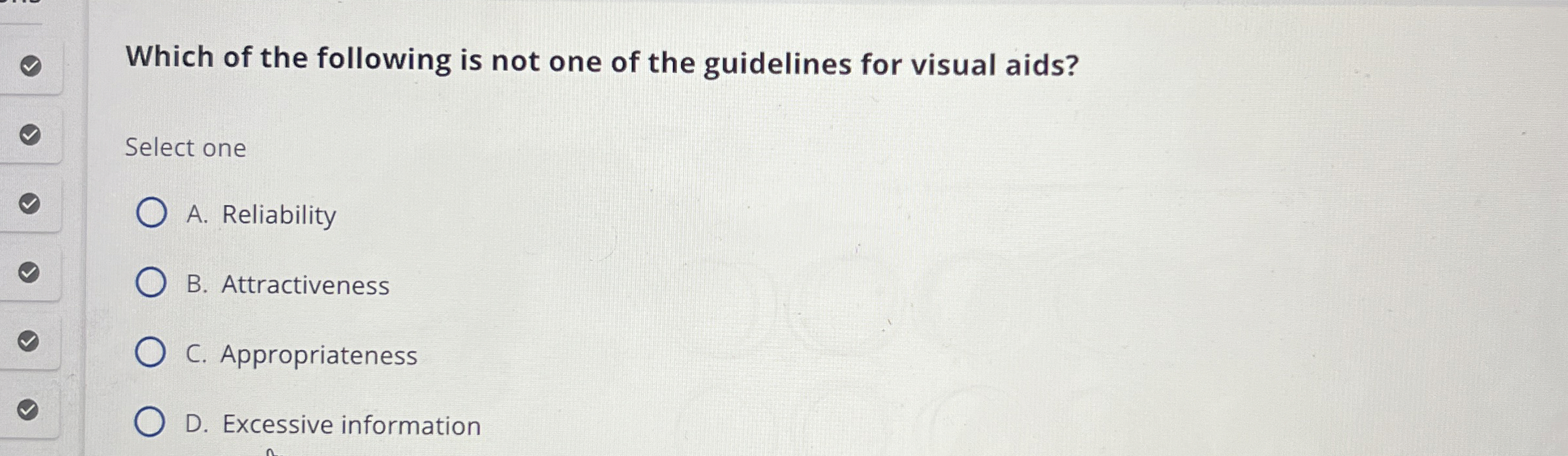 Which of the following is not one of the