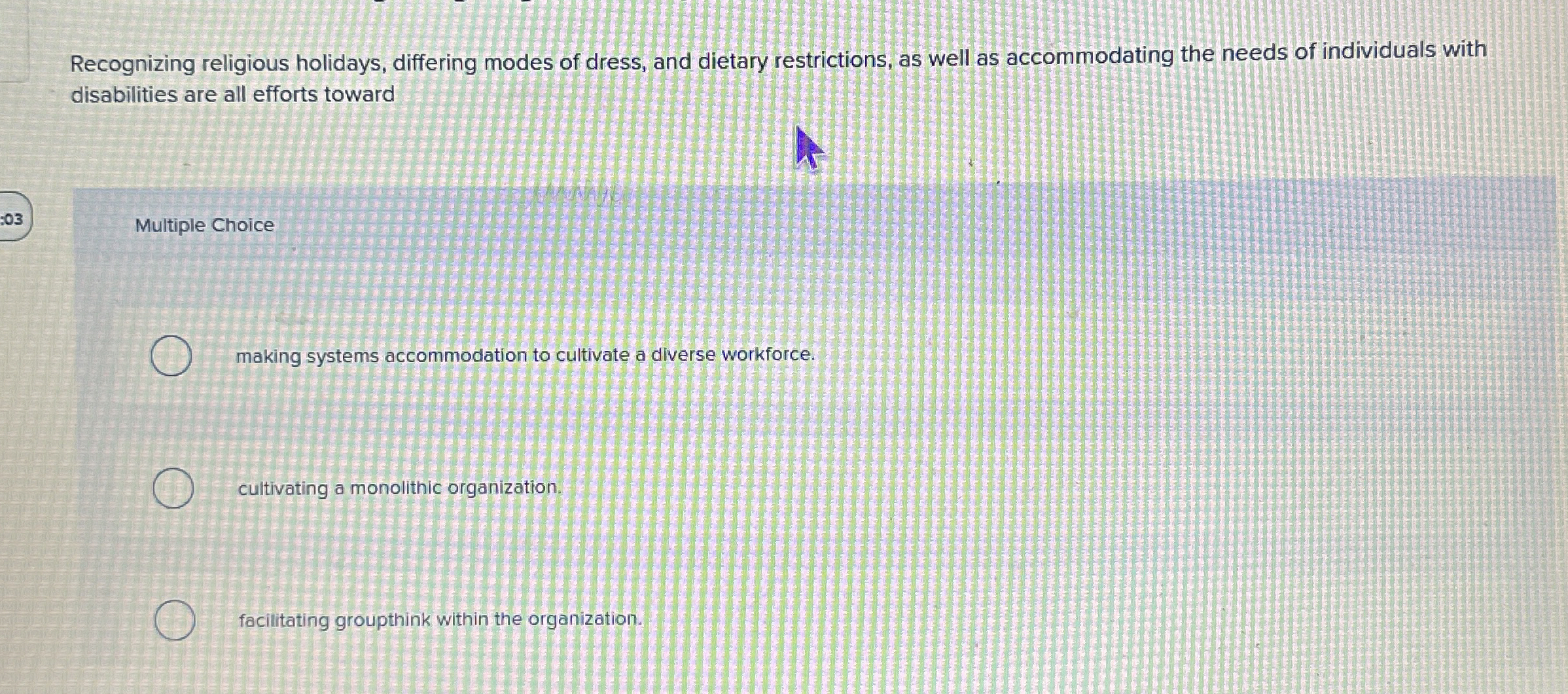 Recognizing religious holidays, differing modes
