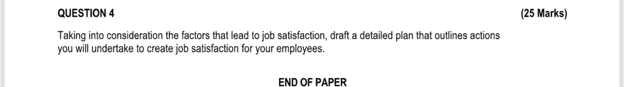 QUESTION 4 ( 2 5 Marks ) Taking into