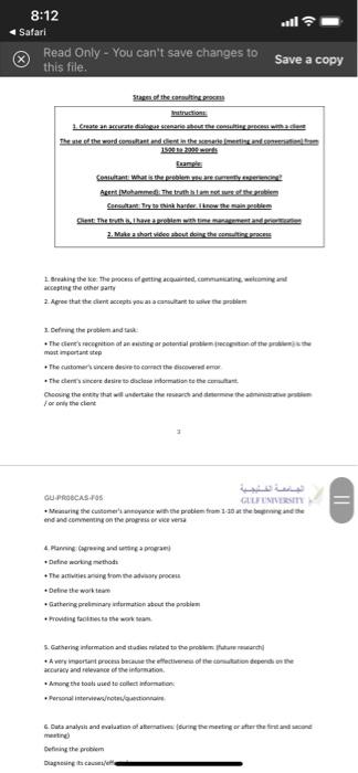 ll 8:12 Safari Read Only - You can't save changes
