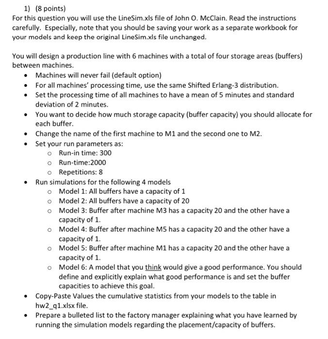 1) (8 points) For this question you will use the