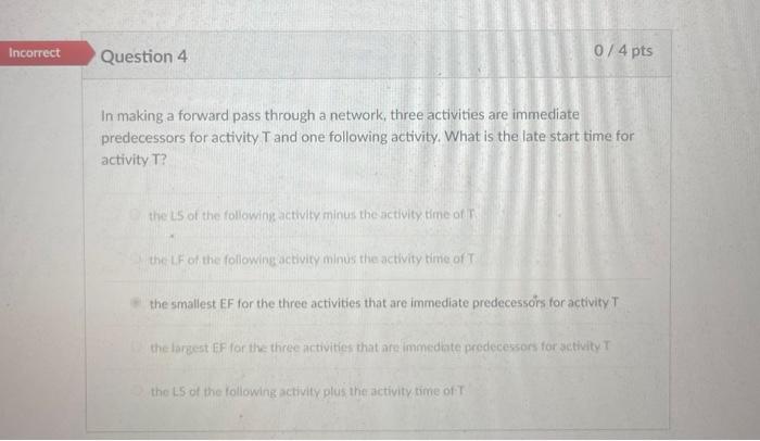 The largest and smallest were wrong make sure