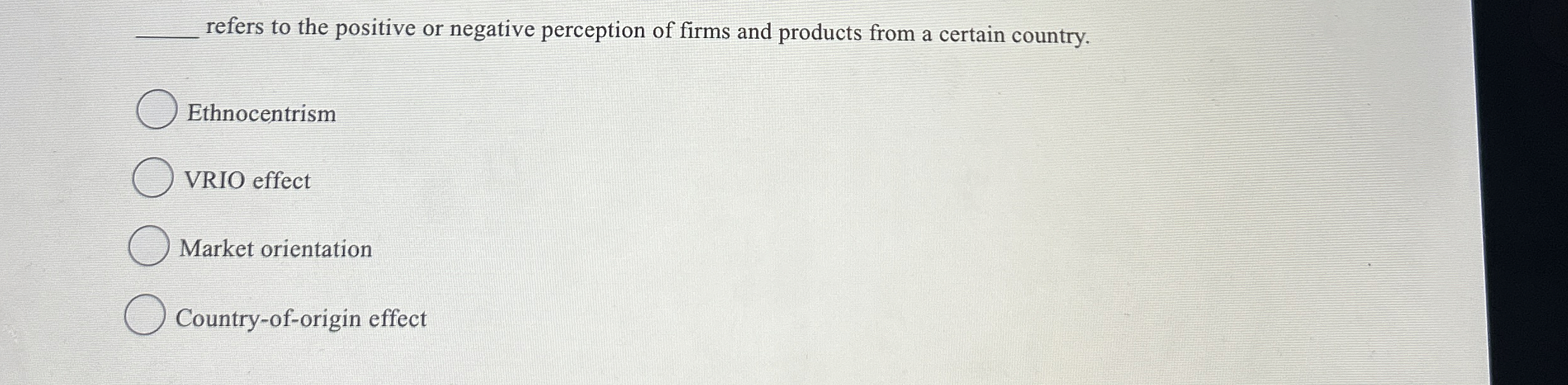 q , refers to the positive or negative perception