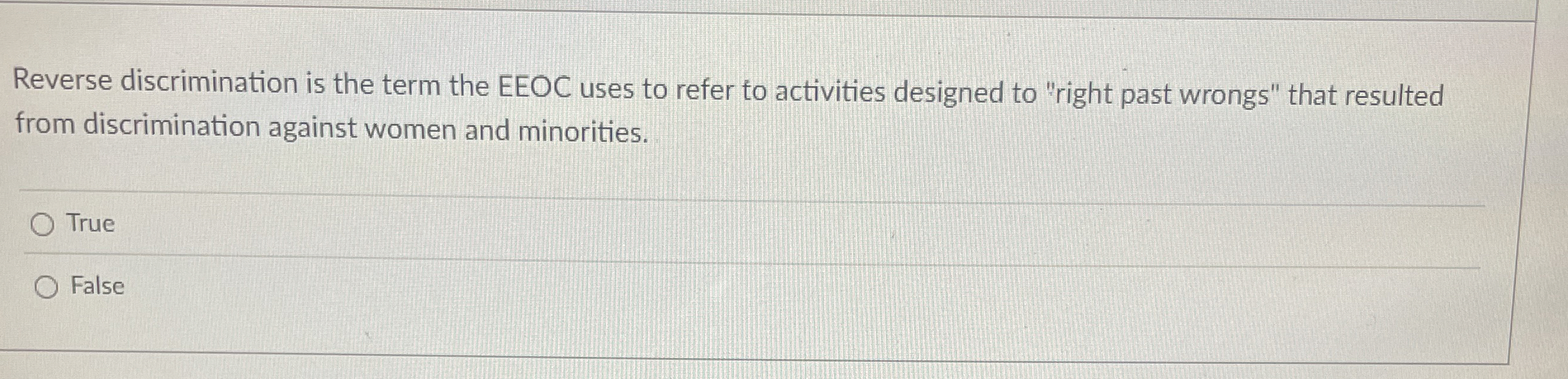 Reverse discrimination is the term the EEOC uses