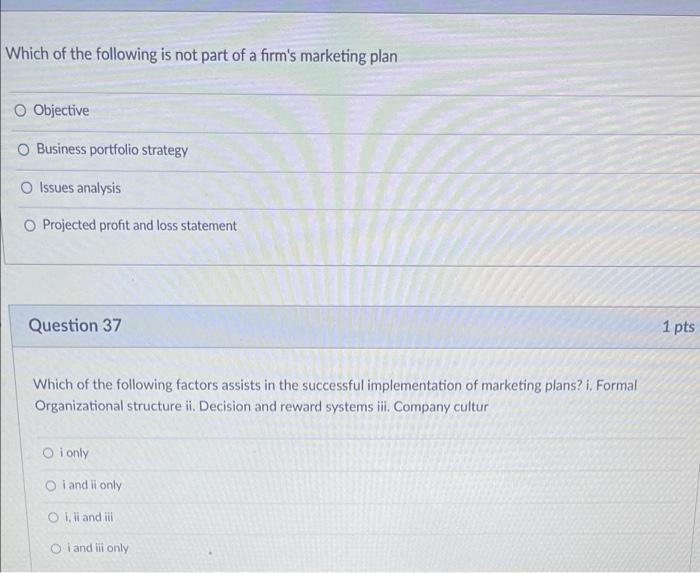 Which of the following is not part of a firm's