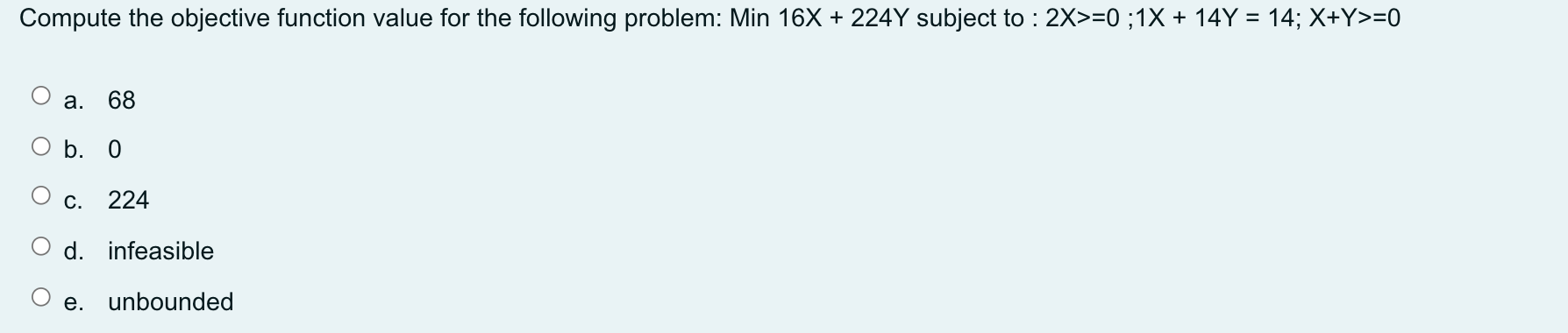 Compute the objective function value for the