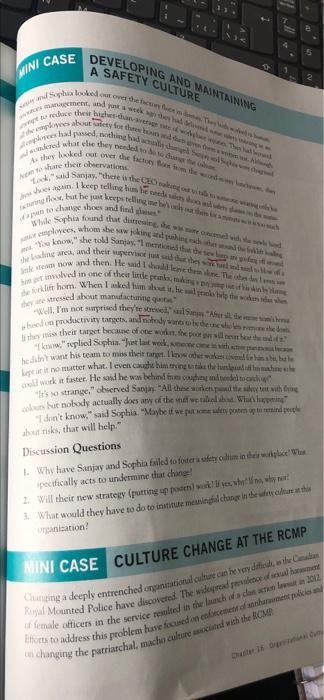 need brief introduction. A SAFETY CULTURE MINI