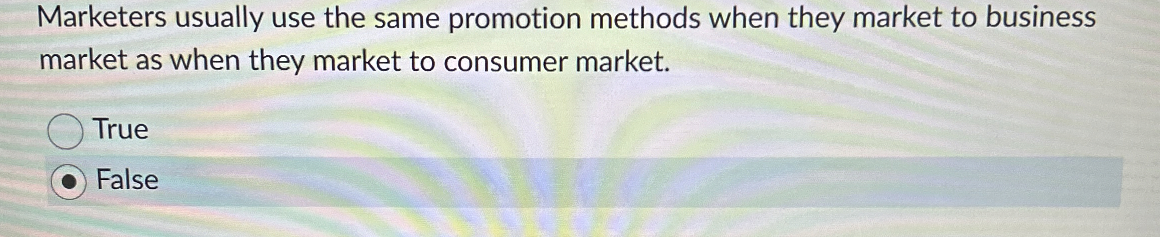 Marketers usually use the same promotion methods