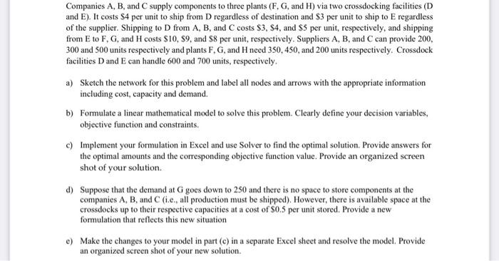 please post all formulas and excell sheet if