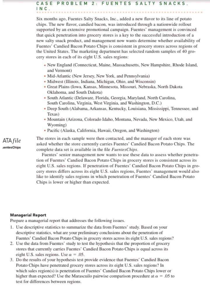 Please help me answer the Manegerial Report.