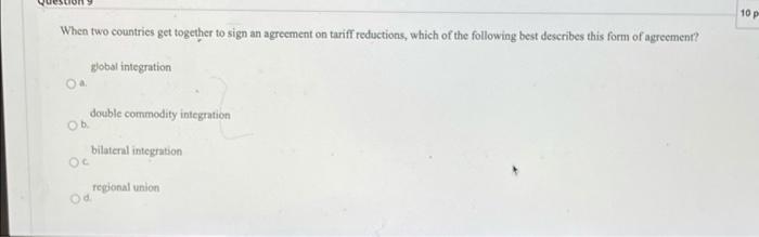 10 p When two countries get together to sign an