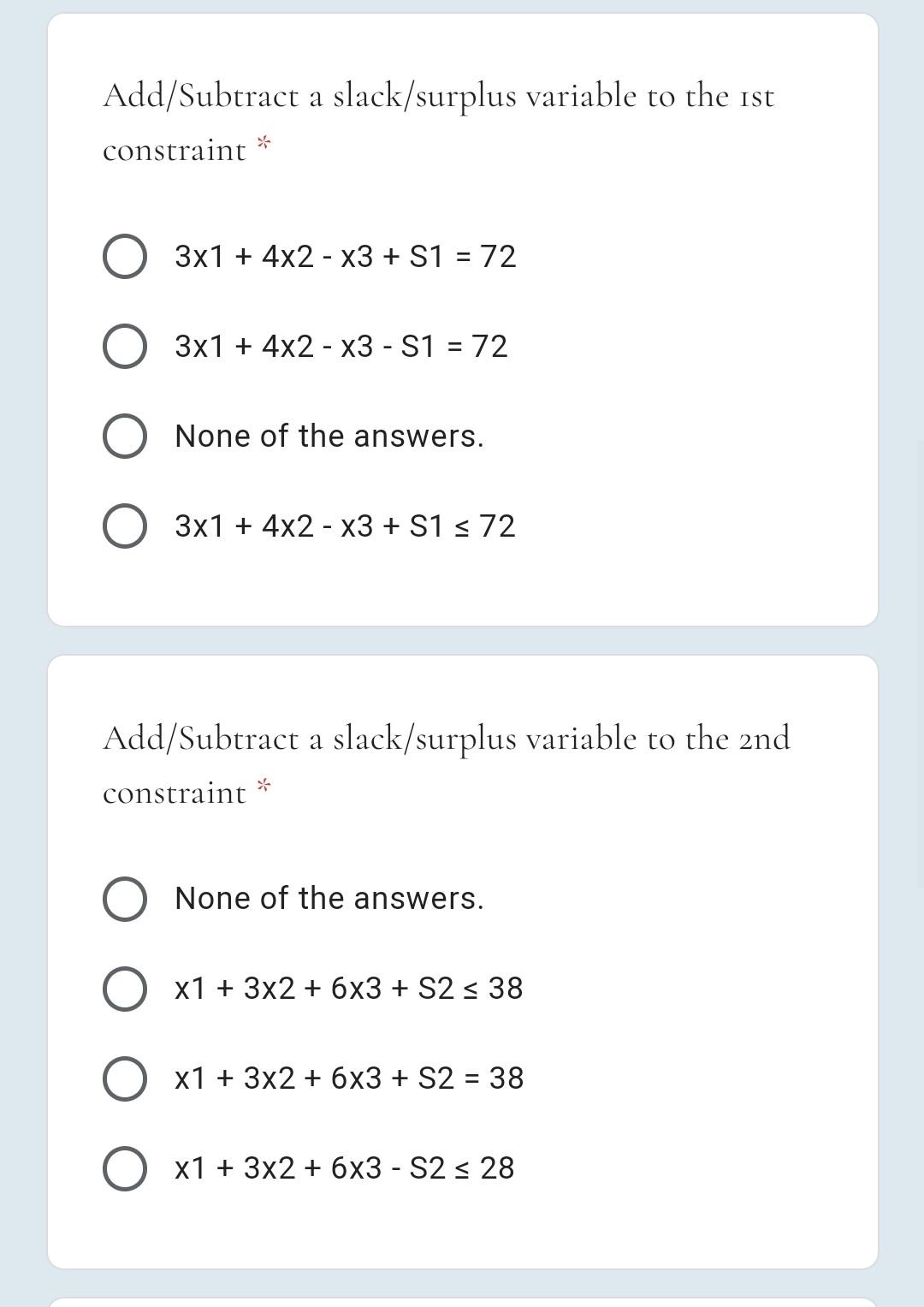 Consider the following example = Maximize z = 5x1