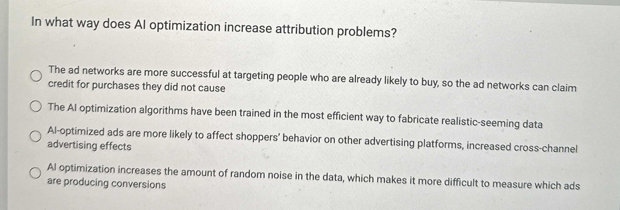 In what way does AI optimization increase