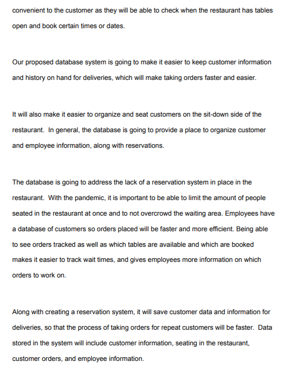 Please describe how your database provides