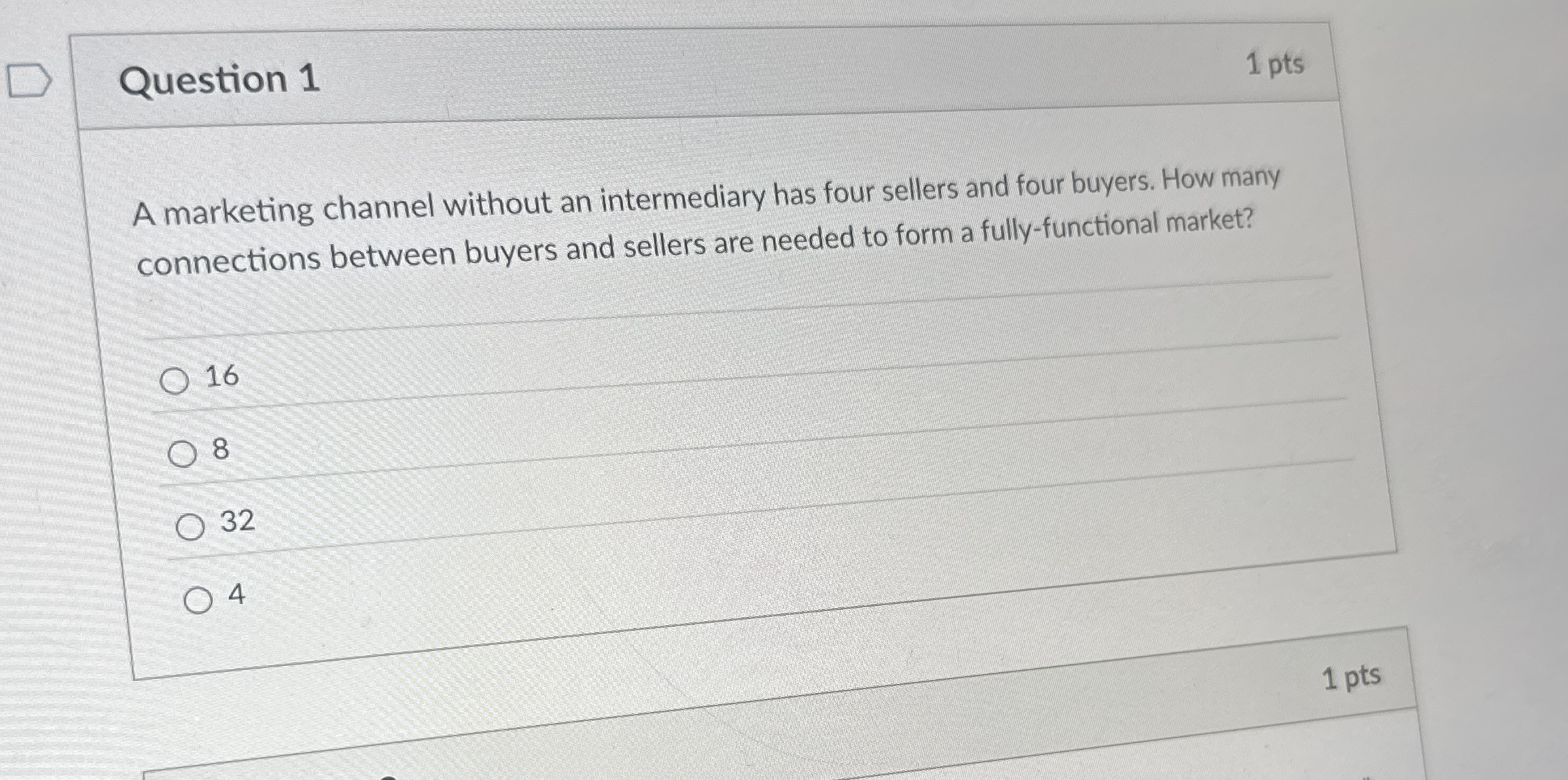 A marketing channel without an intermediary has