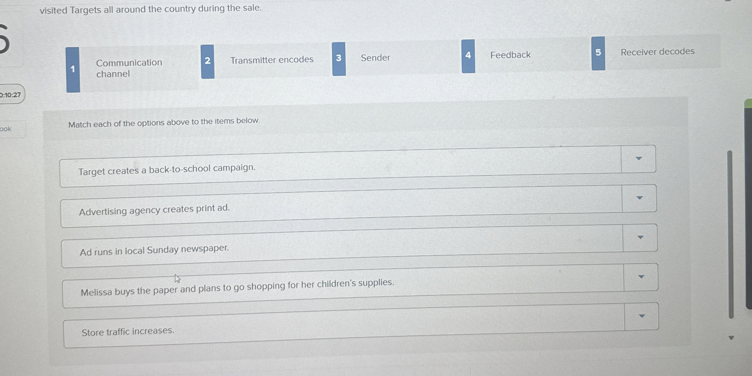 visited Targets all around the country during the