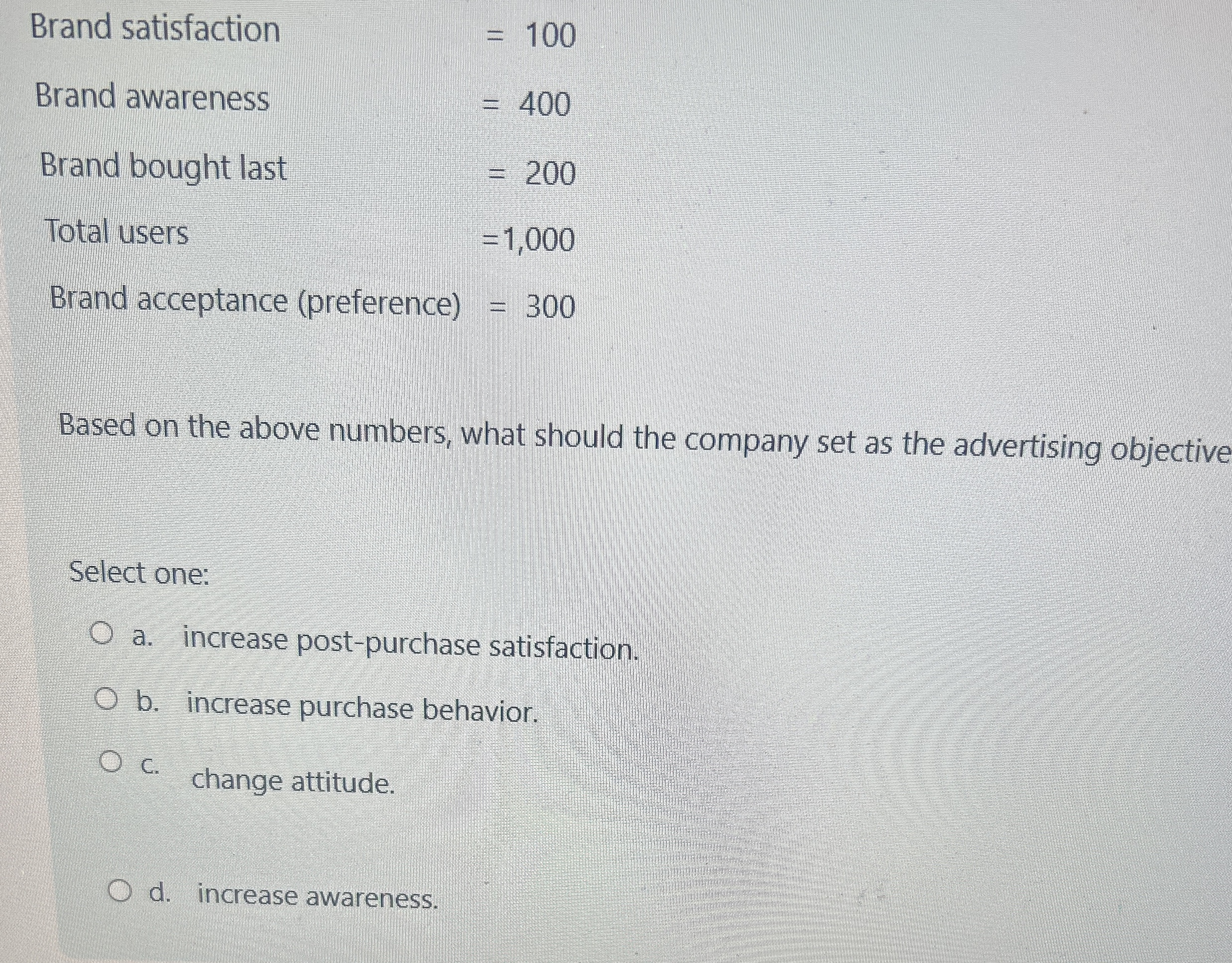 Based on the above numbers, what should the