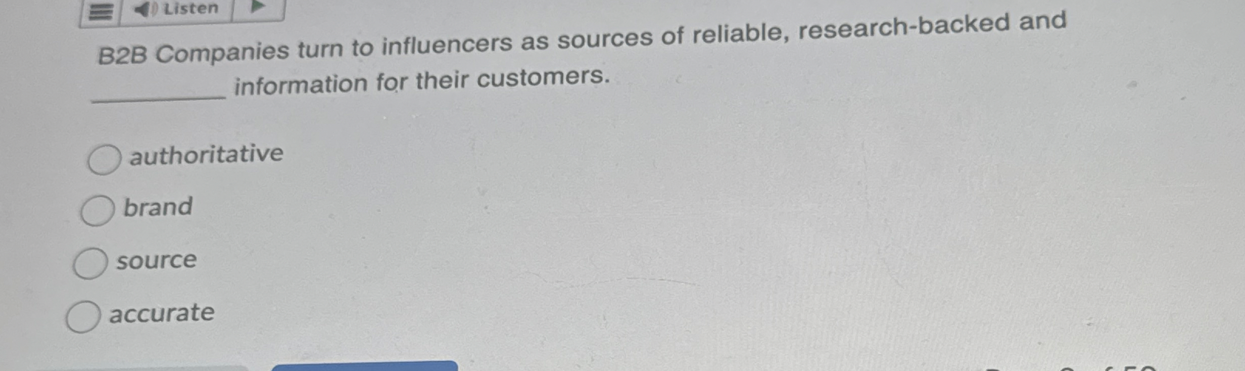 B 2 B Companies turn to influencers as sources of