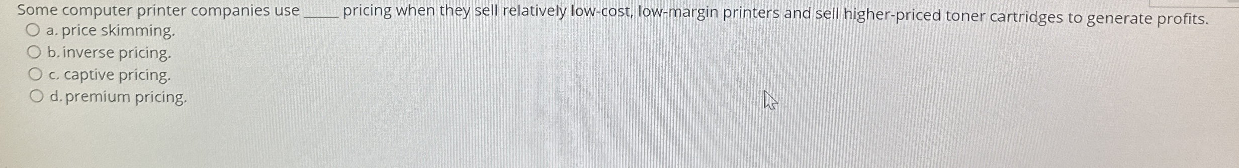 Some computer printer companies use q , q , a .