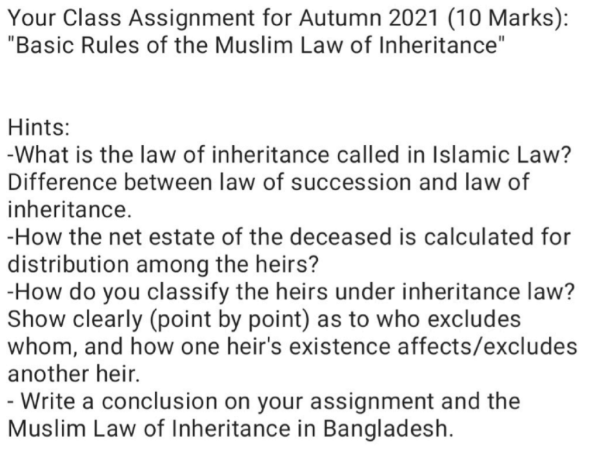 **Please Follow The Instructions** Your Class