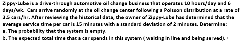 Zippy-Lube is a drive-through automotive oil