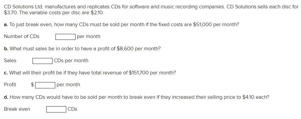 CD Solutions Ltd, manufactures and replicates CDs