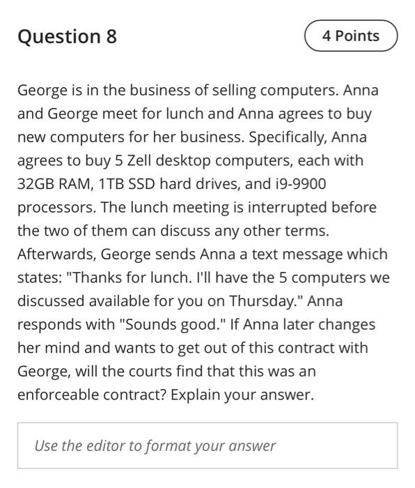 please answer as many as you can <3 Question 8 4