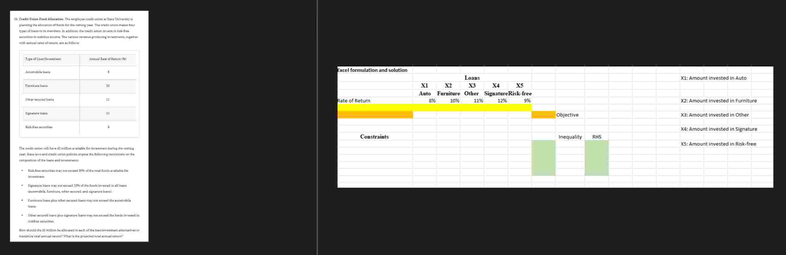 Please help me solve this question on Linear