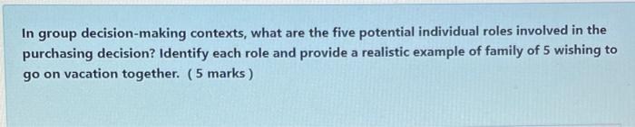 In group decision-making contexts, what are the