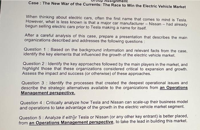 Toup Assignment Case : The New War of the