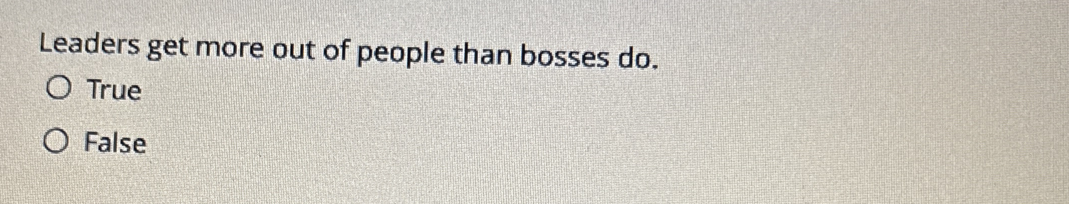 Leaders get more out of people than bosses do .