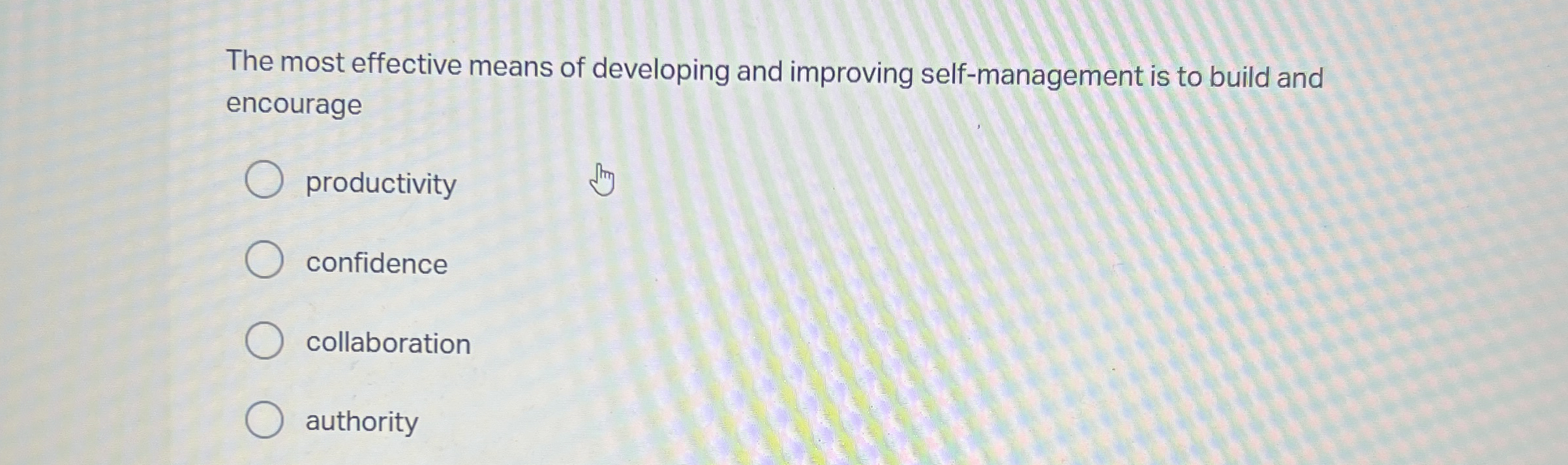 The most effective means of developing and