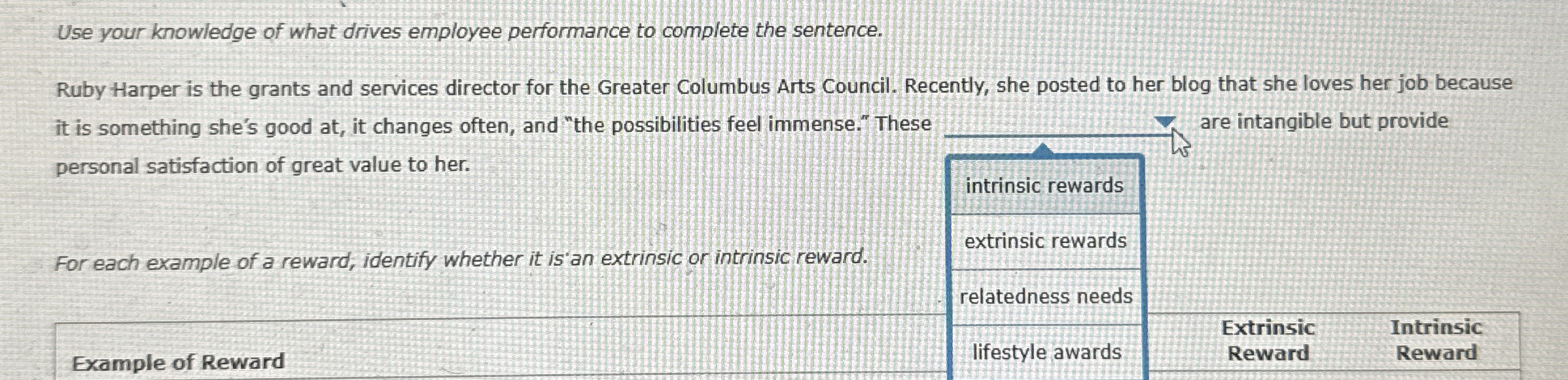 Use your knowledge of what drives employee