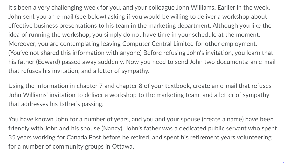 It's been a very challenging week for you, and