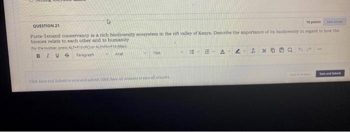 ALL QUESTION 21 10 points Forte-Tenand